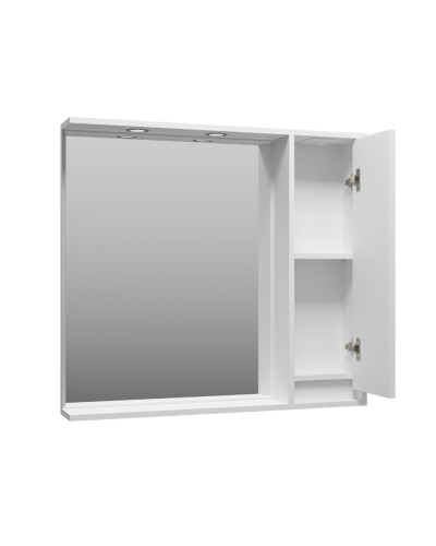 BALATON - 90 Зеркало-шкаф правый, белый