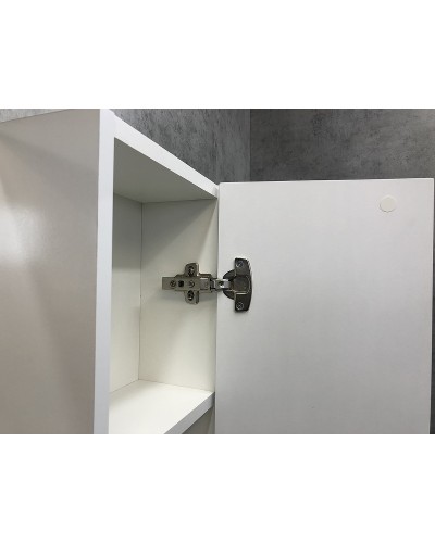 Зеркало со шкафом Comforty Амстердам 75 00004144209 Белый глянец