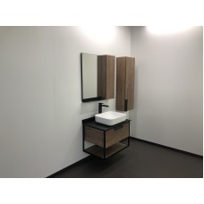 Зеркало со шкафом Comforty Кельн 75 00004149061 Дуб темный