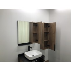 Зеркало со шкафом Comforty Кельн 75 00004149061 Дуб темный