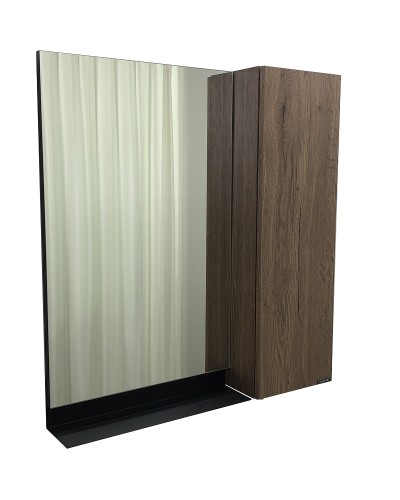 Зеркало со шкафом Comforty Кельн 75 00004149061 Дуб темный