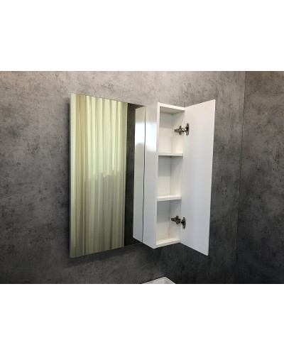 Зеркальный шкаф Comforty Неаполь 65 00004148728 Белый глянец