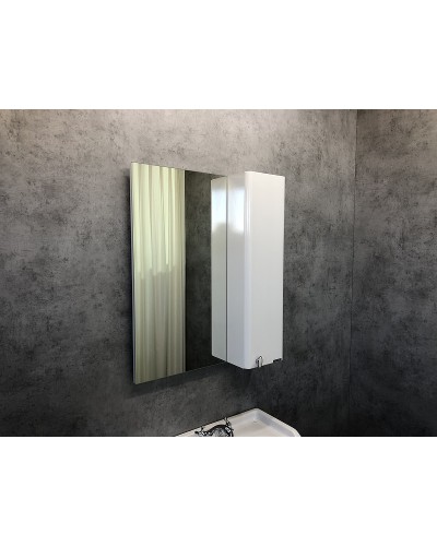 Зеркальный шкаф Comforty Неаполь 65 00004148728 Белый глянец