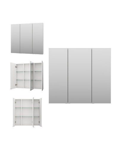 Аура - 90 Зеркало-шкаф