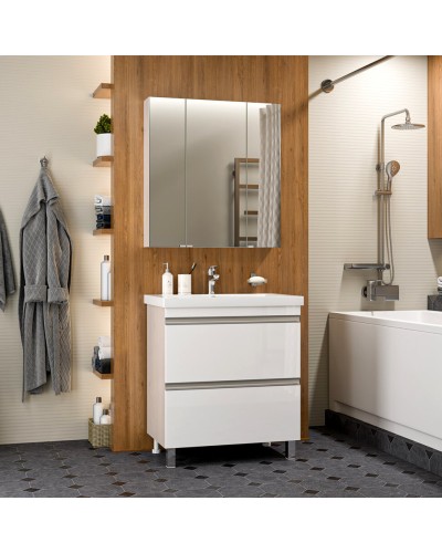 Аура - 75 Зеркало-шкаф