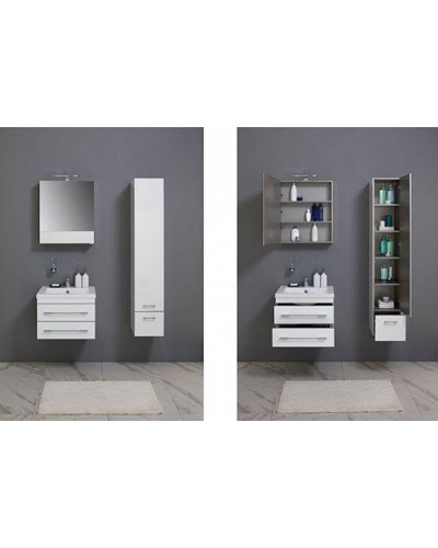 Зеркальный шкаф Aquanet Верона 58 L Белый 175344