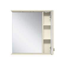 Лувр - 85 Зеркало с 1-м шкафчиком, прав.,  слоновая кость