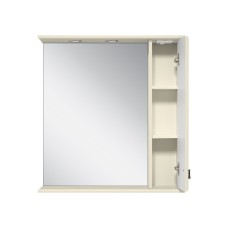 Лувр - 85 Зеркало с 1-м шкафчиком, прав.,  слоновая кость