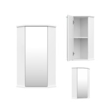 Лилия - 34 шкаф ЗЕРКАЛЬНЫЙ подвесной (угловой) БФ