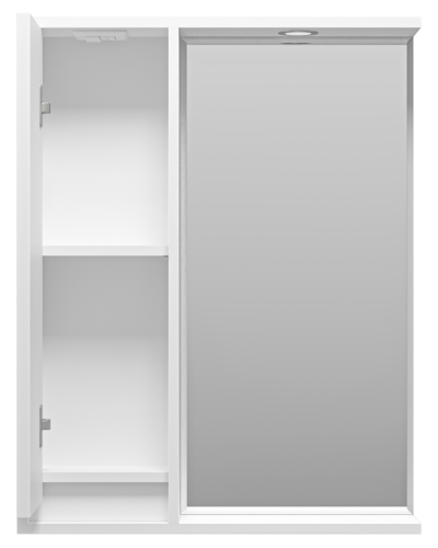 BALATON - 65 Зеркало-шкаф левый, белый