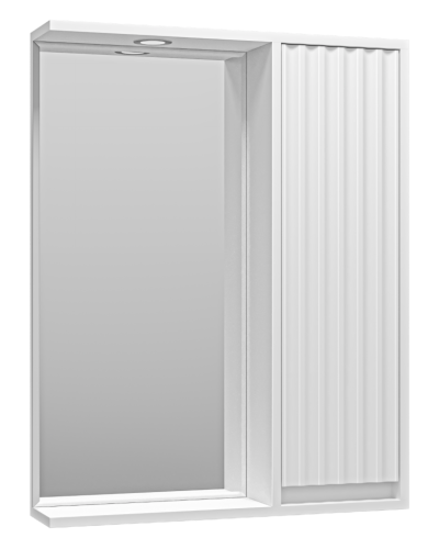 BALATON - 65 Зеркало-шкаф правый, белый