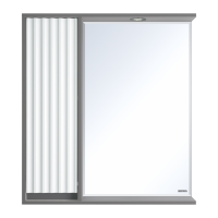 BALATON - 75 Зеркало-шкаф левый, комбинированный