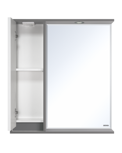 BALATON - 75 Зеркало-шкаф левый, комбинированный