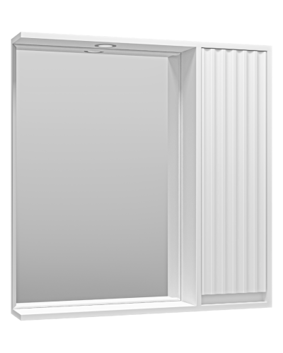 BALATON - 80 Зеркало-шкаф правый, белый