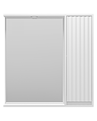 BALATON - 80 Зеркало-шкаф правый, белый