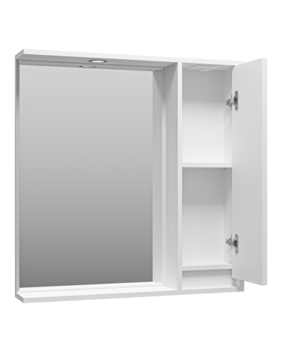 BALATON - 80 Зеркало-шкаф правый, белый