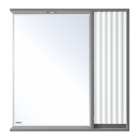 BALATON - 80 Зеркало-шкаф правый,  комбинированный