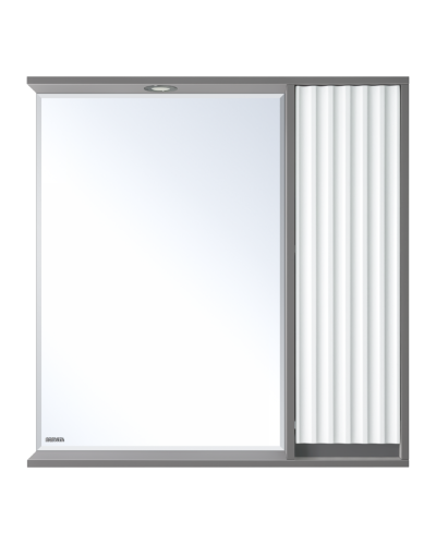 BALATON - 80 Зеркало-шкаф правый,  комбинированный