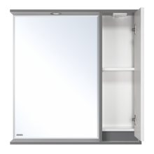 BALATON - 80 Зеркало-шкаф правый,  комбинированный