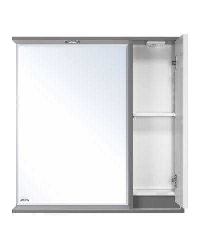 BALATON - 80 Зеркало-шкаф правый,  комбинированный