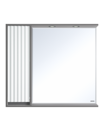 BALATON - 90 Зеркало-шкаф левый, комбинированный