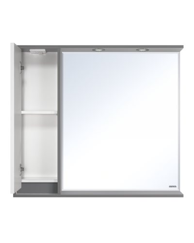 BALATON - 90 Зеркало-шкаф левый, комбинированный