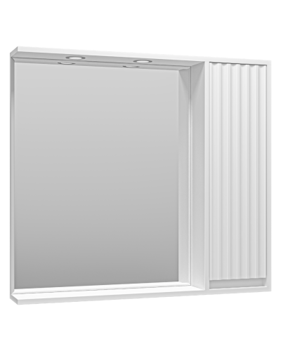 BALATON - 90 Зеркало-шкаф правый, белый