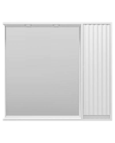 BALATON - 90 Зеркало-шкаф правый, белый