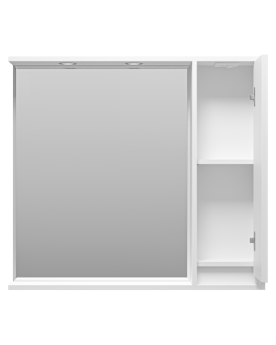 BALATON - 90 Зеркало-шкаф правый, белый