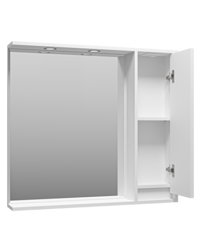 BALATON - 90 Зеркало-шкаф правый, белый