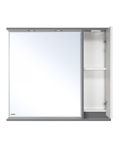 BALATON - 90 Зеркало-шкаф правый, комбинированный