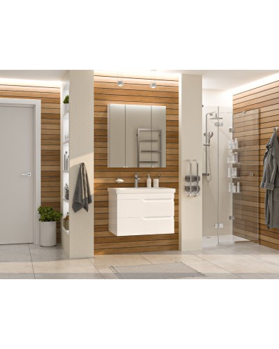 Аура - 75 Зеркало-шкаф