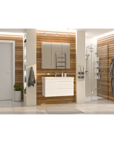 Аура - 90 Зеркало-шкаф