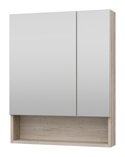 Дунай - 60 Зеркало-шкаф с полочкой