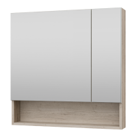 Дунай - 75 Зеркало-шкаф с полочкой