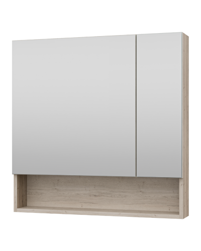 Дунай - 75 Зеркало-шкаф с полочкой