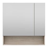 Дунай - 75 Зеркало-шкаф с полочкой