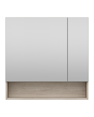 Дунай - 75 Зеркало-шкаф с полочкой