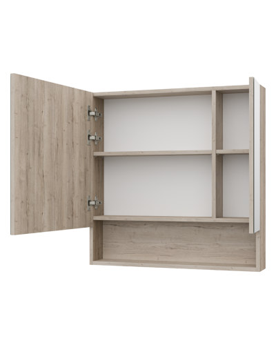 Дунай - 75 Зеркало-шкаф с полочкой