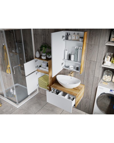 Ива - 45 Зеркало-шкаф левый О