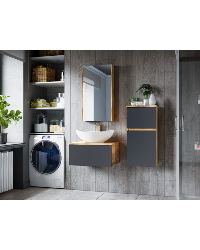 Ива - 45 Зеркало-шкаф правый О