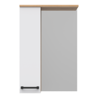 Крафт - 50 Зеркало с 1 шкаф. левый О