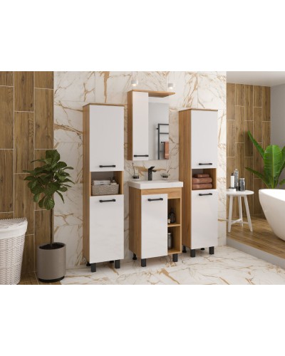 Крафт - 50 Зеркало с 1 шкаф. левый О