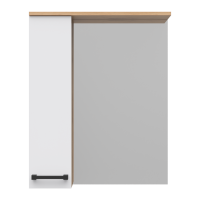 Крафт - 60 Зеркало с 1 шкаф. левый О