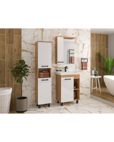 Крафт - 60 Зеркало с 1 шкаф. левый О