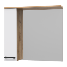 Крафт - 80 Зеркало с 1 шкаф. левый