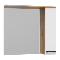 Крафт - 80 Зеркало с 1 шкаф. правый