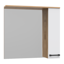 Крафт - 80 Зеркало с 1 шкаф. правый