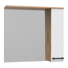 Крафт - 80 Зеркало с 1 шкаф. правый