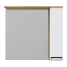 Крафт - 80 Зеркало с 1 шкаф. правый